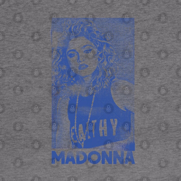 Madonna // Original 80s Vintage Faded Style Design by DankFutura